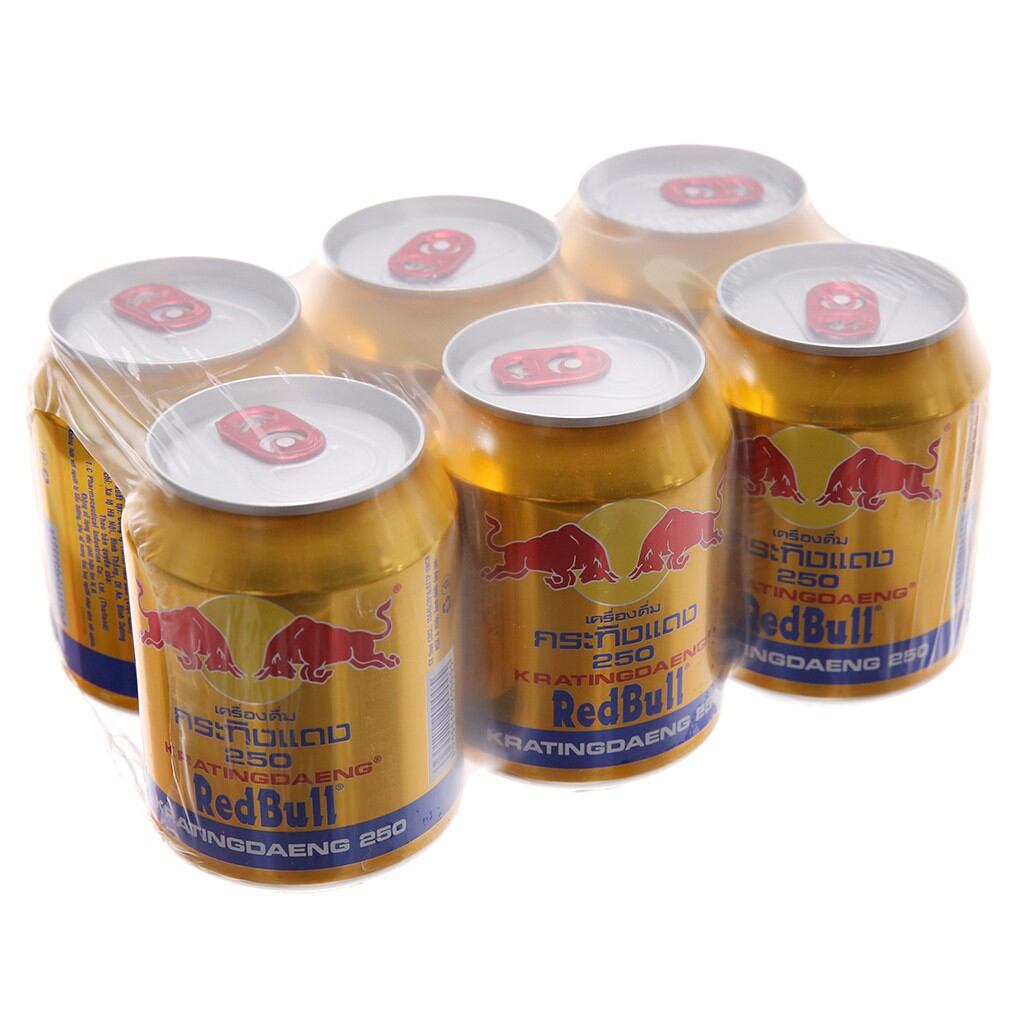 Thùng 24 Lon Nước Tăng Lực Red Bull (250ml x24 Lon)