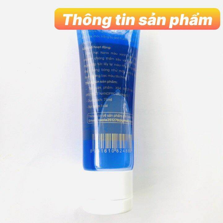 Phục hồi nhựa x94 nhựa đen nhựa nhám dùng cho ô tô xe máy dung tích 75ml