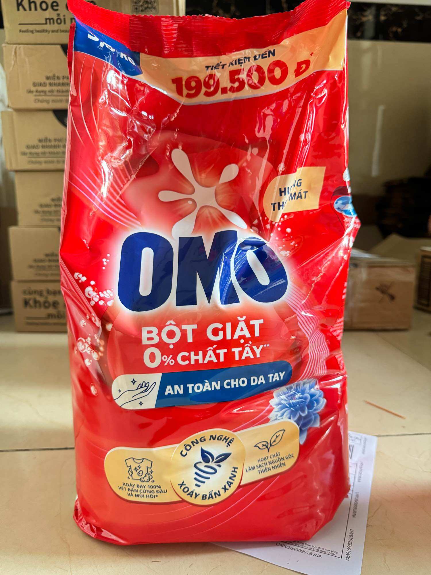 Bột giặt tay OMO 5,5 kg và 5.1kg công nghệ giặt xanh mới hàng mới