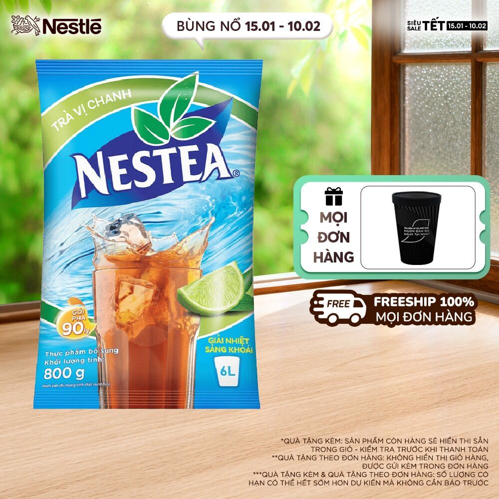 [FREESHIP TOÀN QUỐC] Trà vị chanh Nestea (gói 800g)