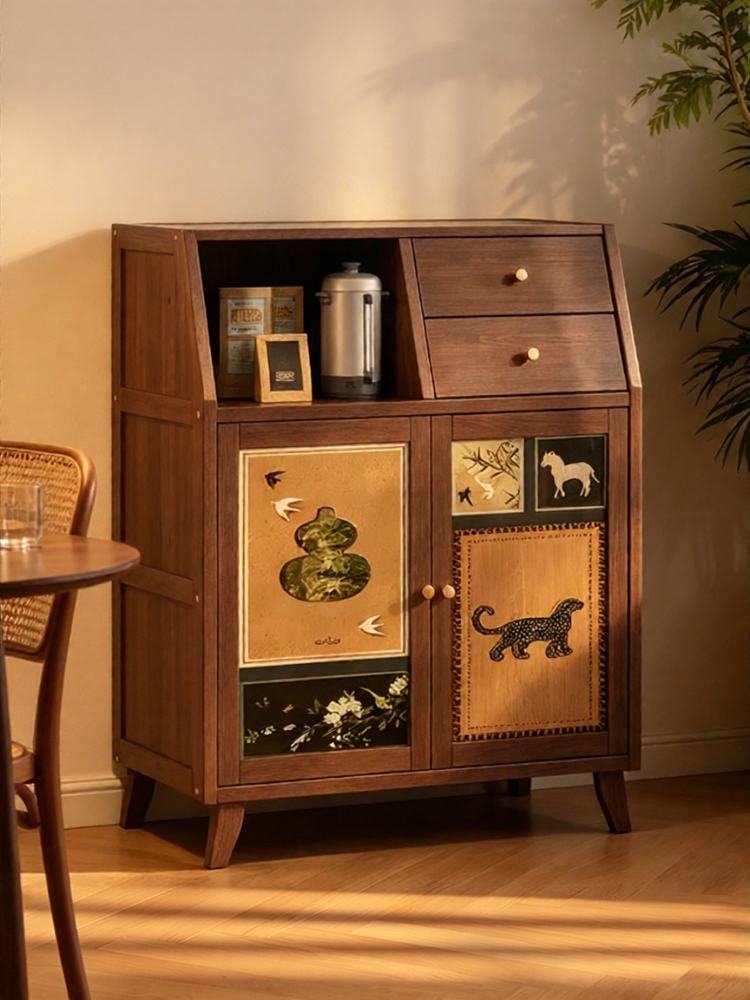 ZHUSHANXIA | Tủ Đựng Đa Năng Kiểu Cổ Narrow Sideboard