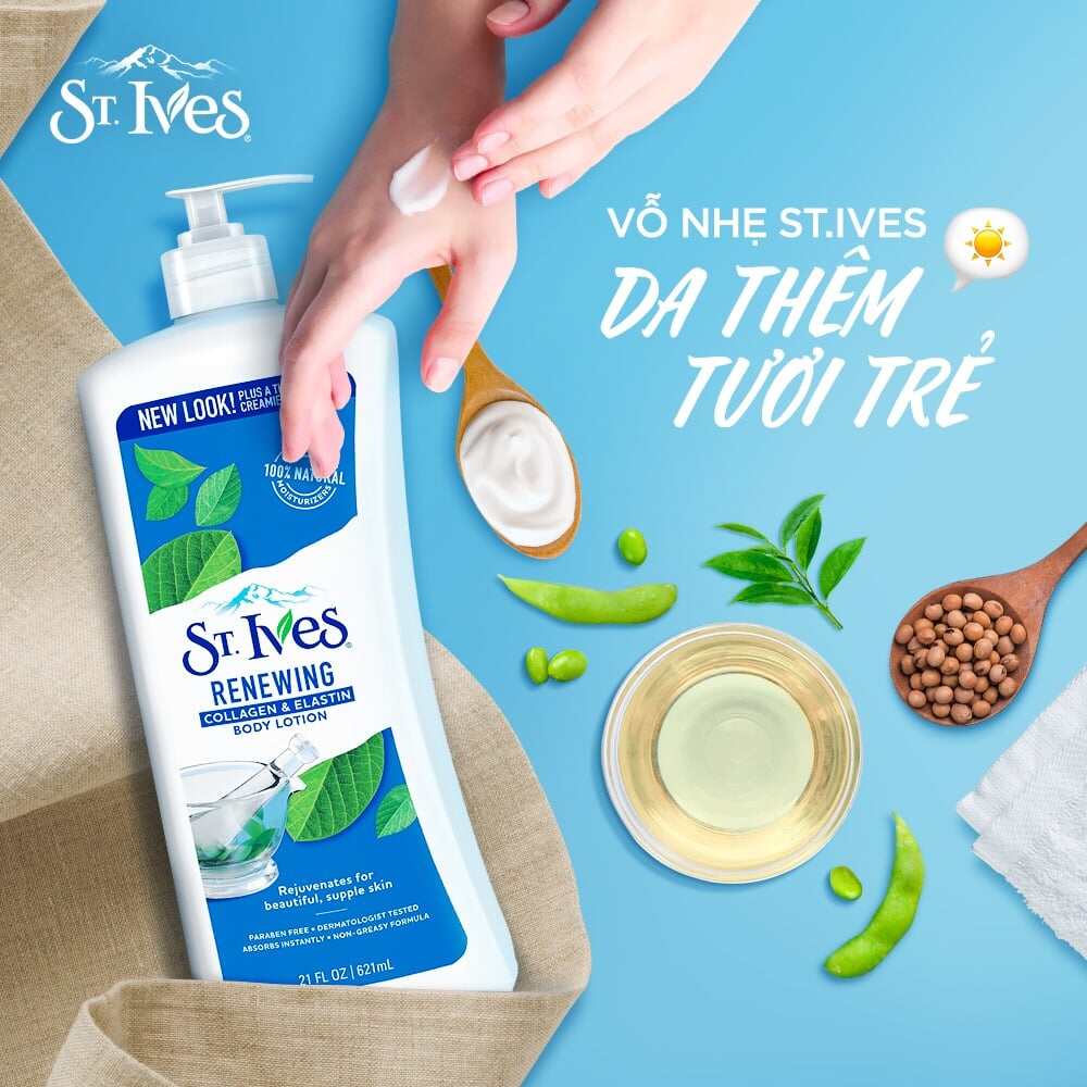 Sữa Dưỡng Thể ST.IVES 621ml