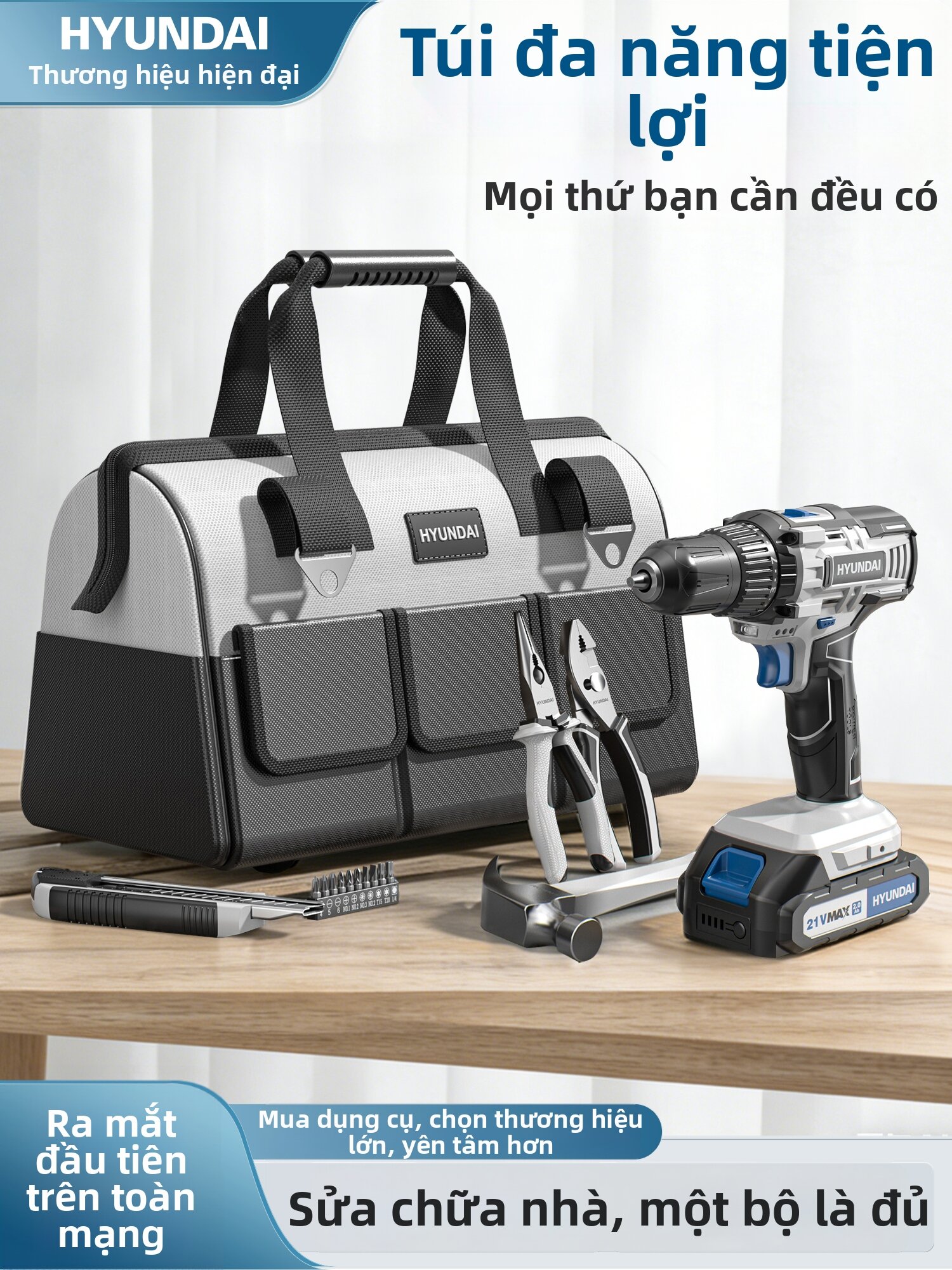 Hyundai | Bộ Dụng Cụ Đa Năng Cho Thợ Điện