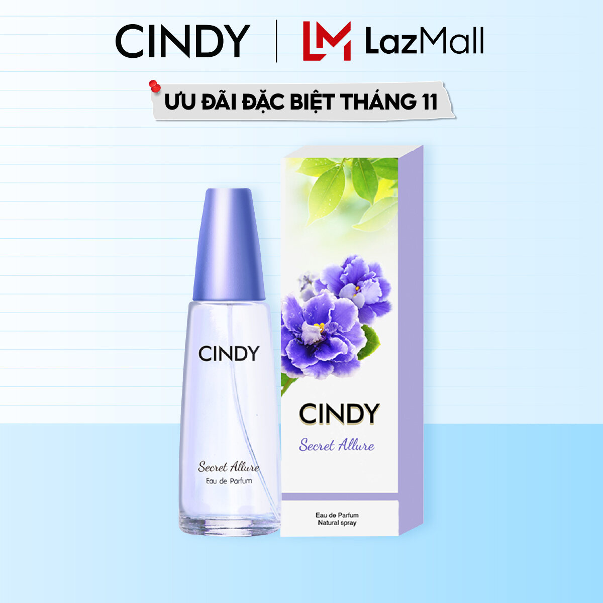 Nước Hoa Nữ Cindy Secret Allure Hương Lôi Cuốn 50ml