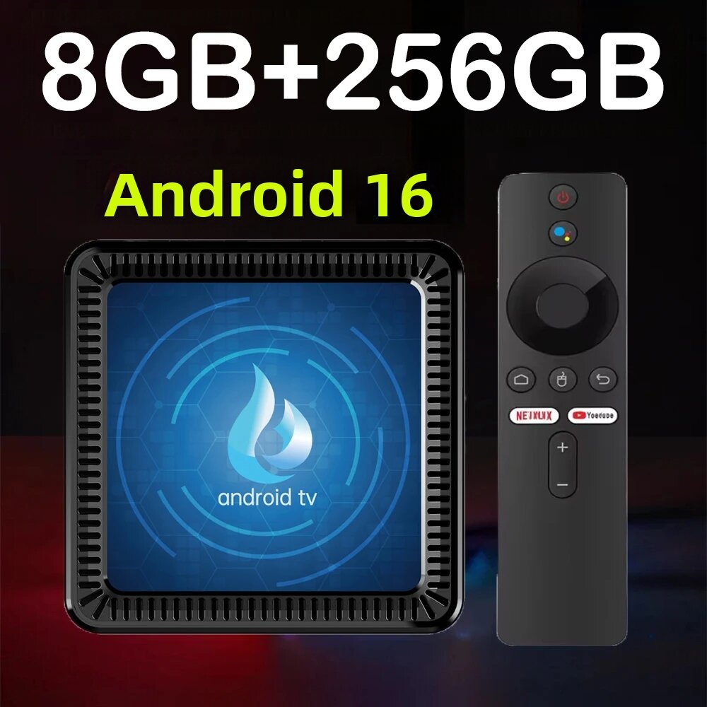 Hộp Giải Mã Truyền Hình Thông Minh Android 16 Q17 8K, Chip Xử Lý 4 Nhân, Hỗ Trợ Google Assistant, Wifi Kép 5G, RAM 4GB/8GB, ROM 128GB/256GB, Đầu Phát Đa Phương Tiện 4K Với Đầu Ra HDMI 2.1 Tương Thích