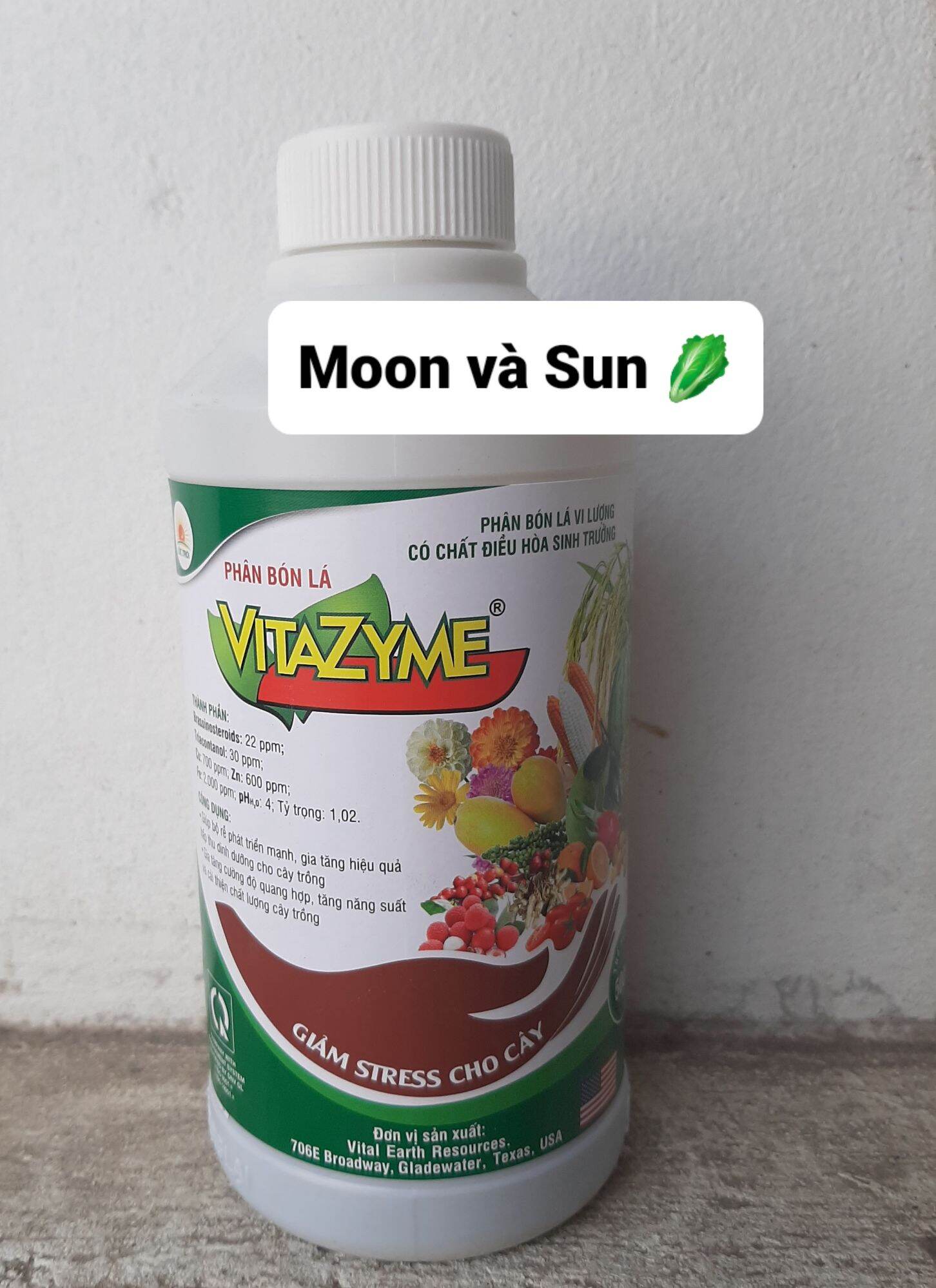 Phân bón lá vitazyme chai 500ml - nn moon sun