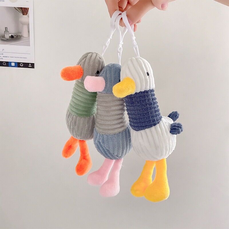 Móc Khoá Vịt Nhồi Bông Đáng Yêu
