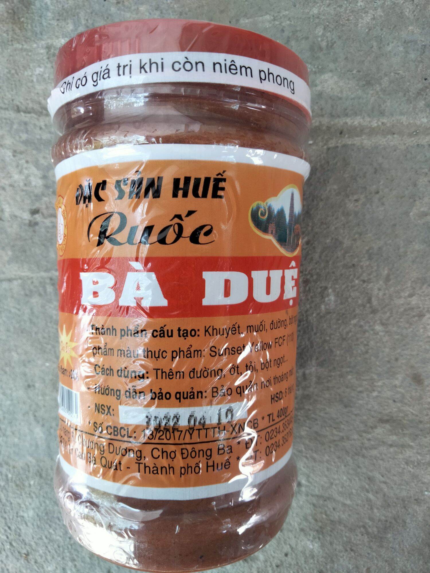Mắm ruốc bà duệ 400g