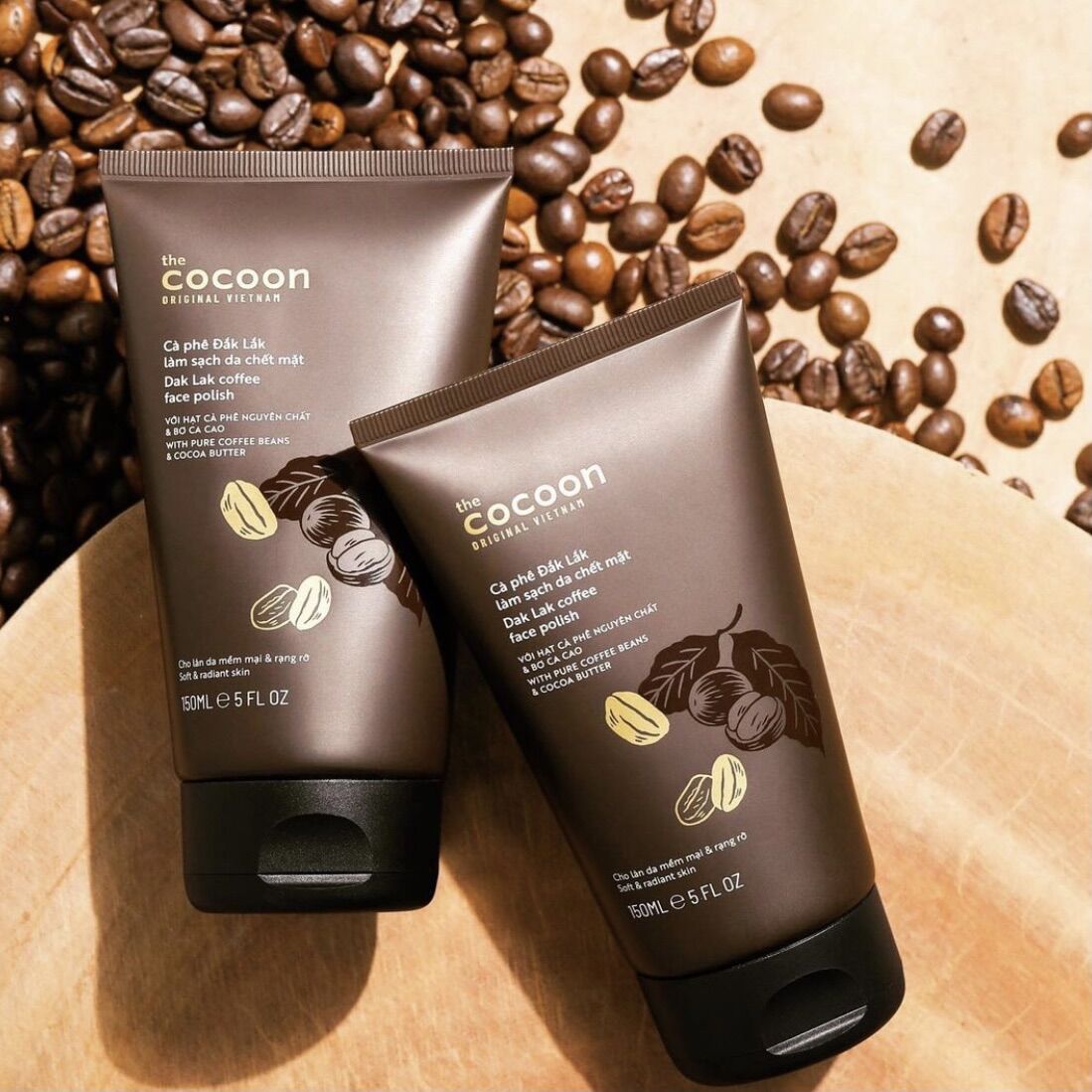Tẩy tế bào chết mặt Cà phê Đắk Lắk COCOON