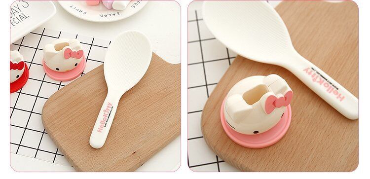 Muỗng vá cơm chống dính Hello Kitty