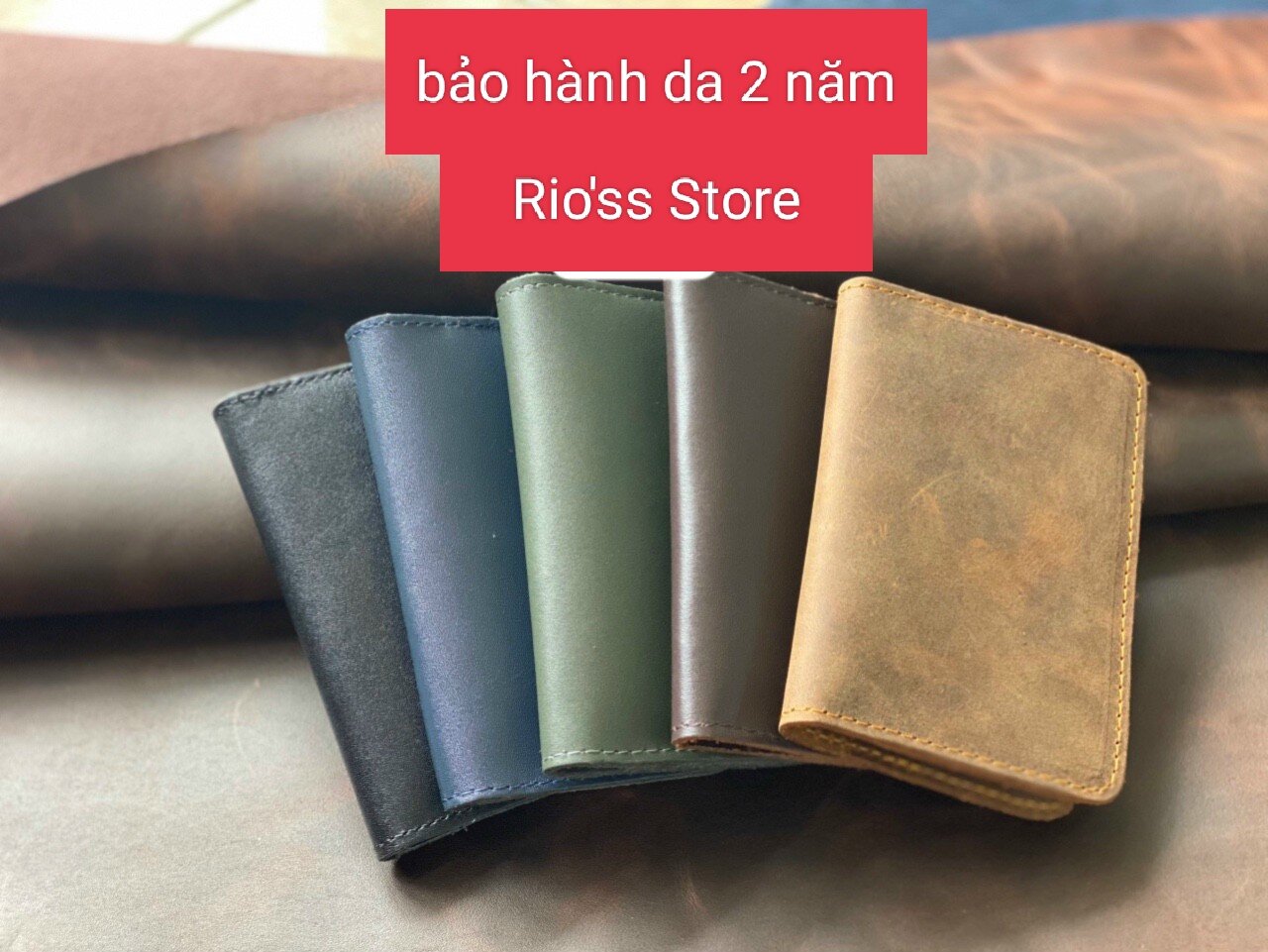 Mẫu ví đựng thẻ da bò bh 2 năm