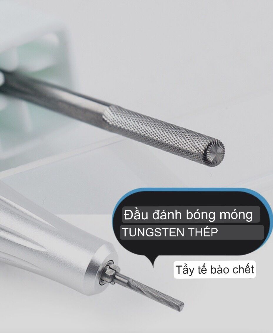 Đầu mài móng thép vonfram, đầu mài đánh bóng móng, đầu mài cao cấp