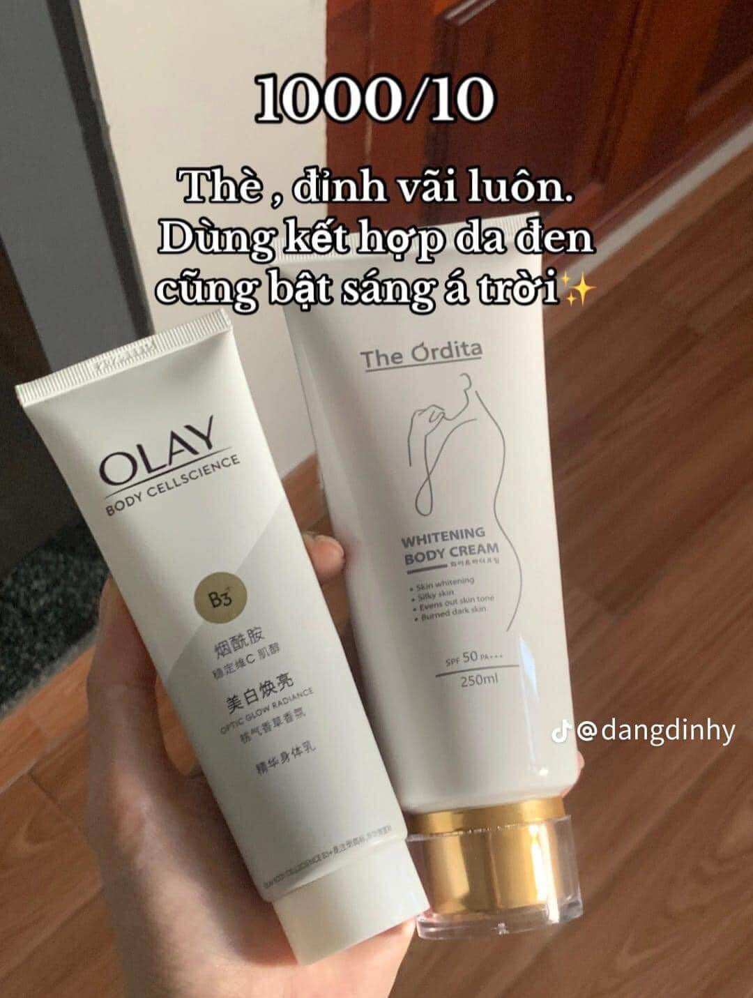 Combo kem ordita + olay b3 xám 90ml