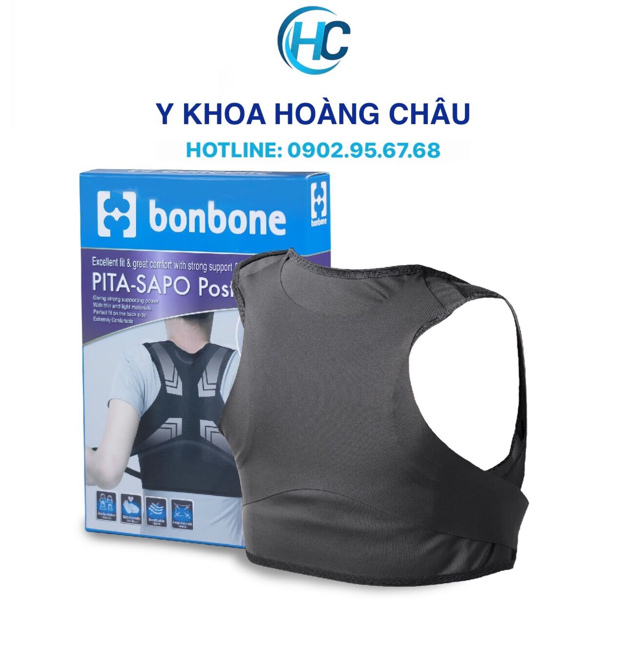 Đai Chống Gù Lưng Bonbone Pita Sapo Posture