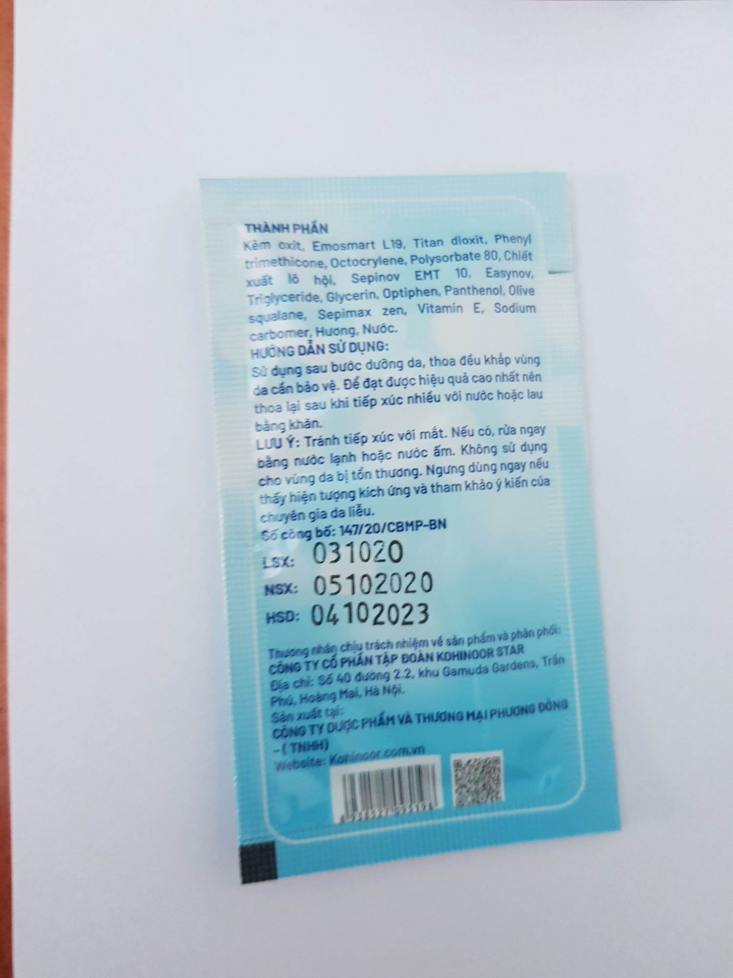[HCM]kem face ric skin ngày (gói 3g)