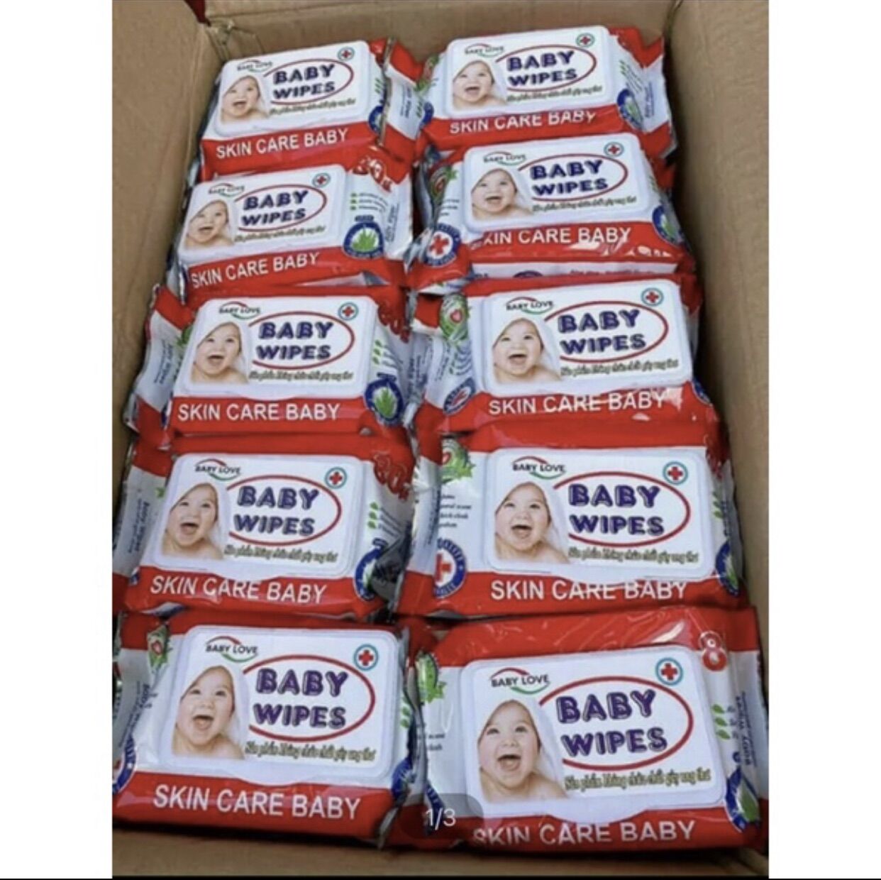 khăn giấy ướt Baby Wiper - Bịch 80g