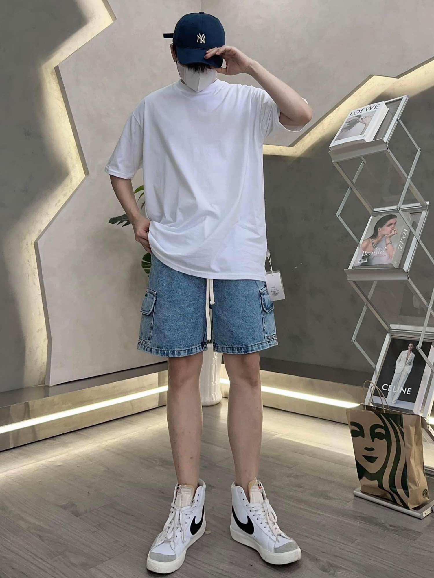 ÁO THUN KIRKLAND TRẮNG ĐEN / 100% COTTON