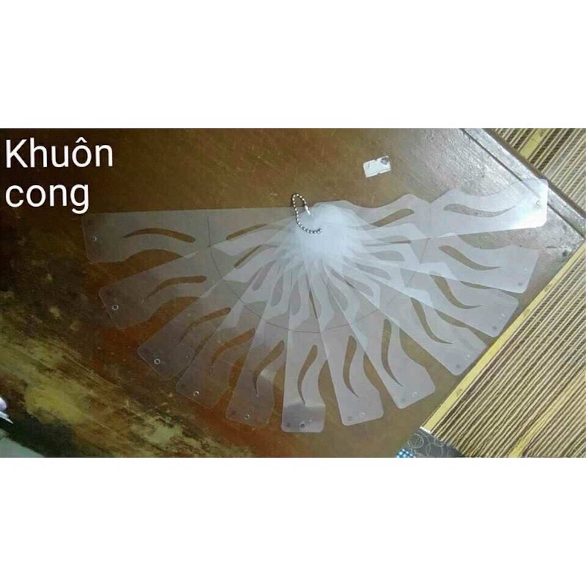 Khuôn vẽ lông mày bộ 12 dáng