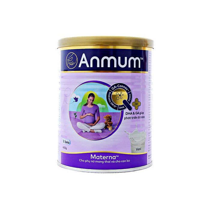 Sữa bột Anmum lon 800g vani/sô
