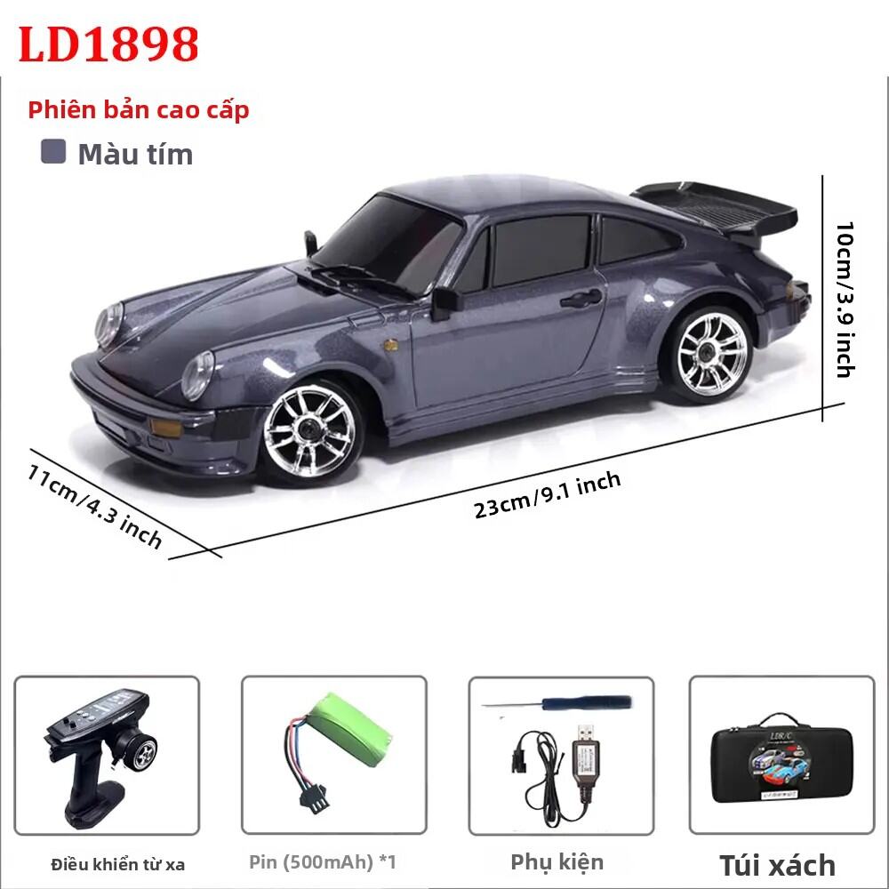 Xe Điều Khiển Từ Xa Chuyên Nghiệp LDRC LD1898 Tỷ Lệ 1/18 Mô Hình GT 911 Tốc Độ Cao Đồ Chơi Điều Khiể