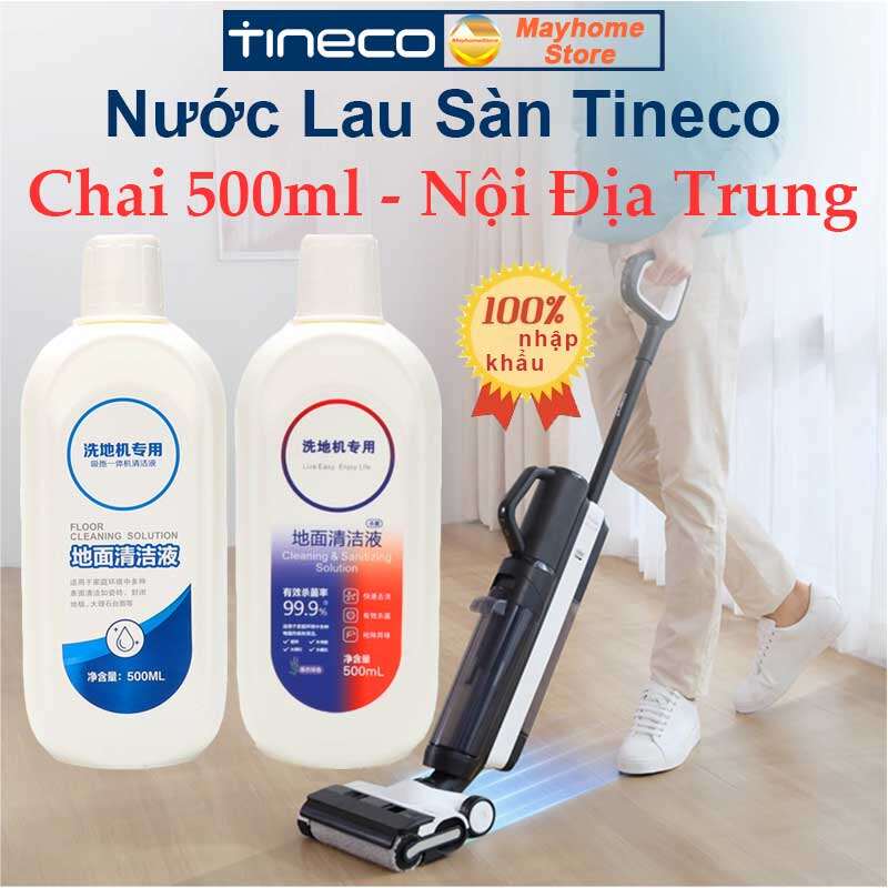 Nước lau sàn tineco chai 500ml nội địa trung, dung dịch lau sàn chuyên dụng dành cho máy lau nhà tineco.