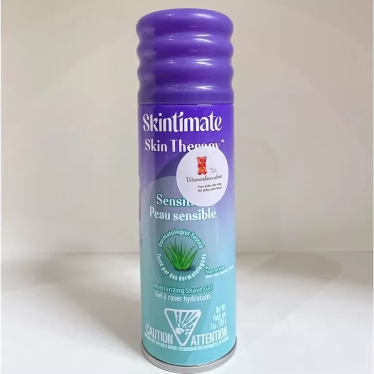 Bọt Cạo Lông Skintimate Moisturizing Shave Gel 198g