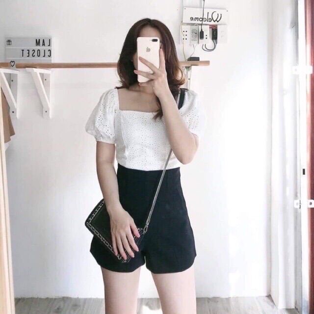 Short cạp cao siêu hack dáng