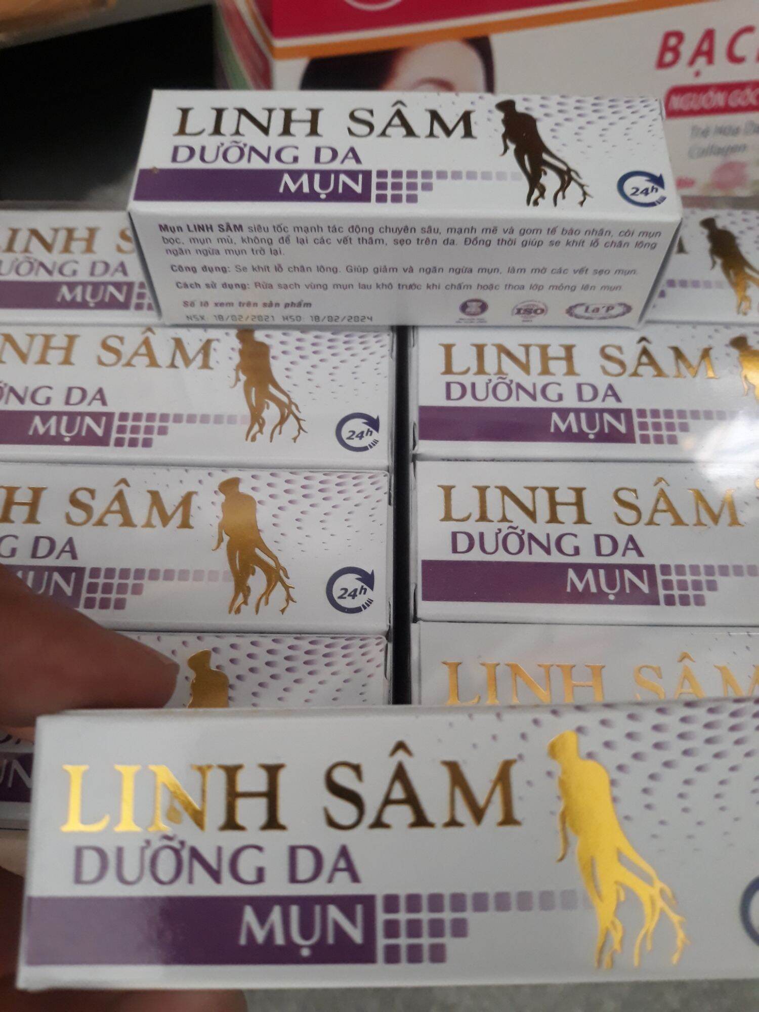 Sirum mụn linh sâm siêu tốc chai 5ml