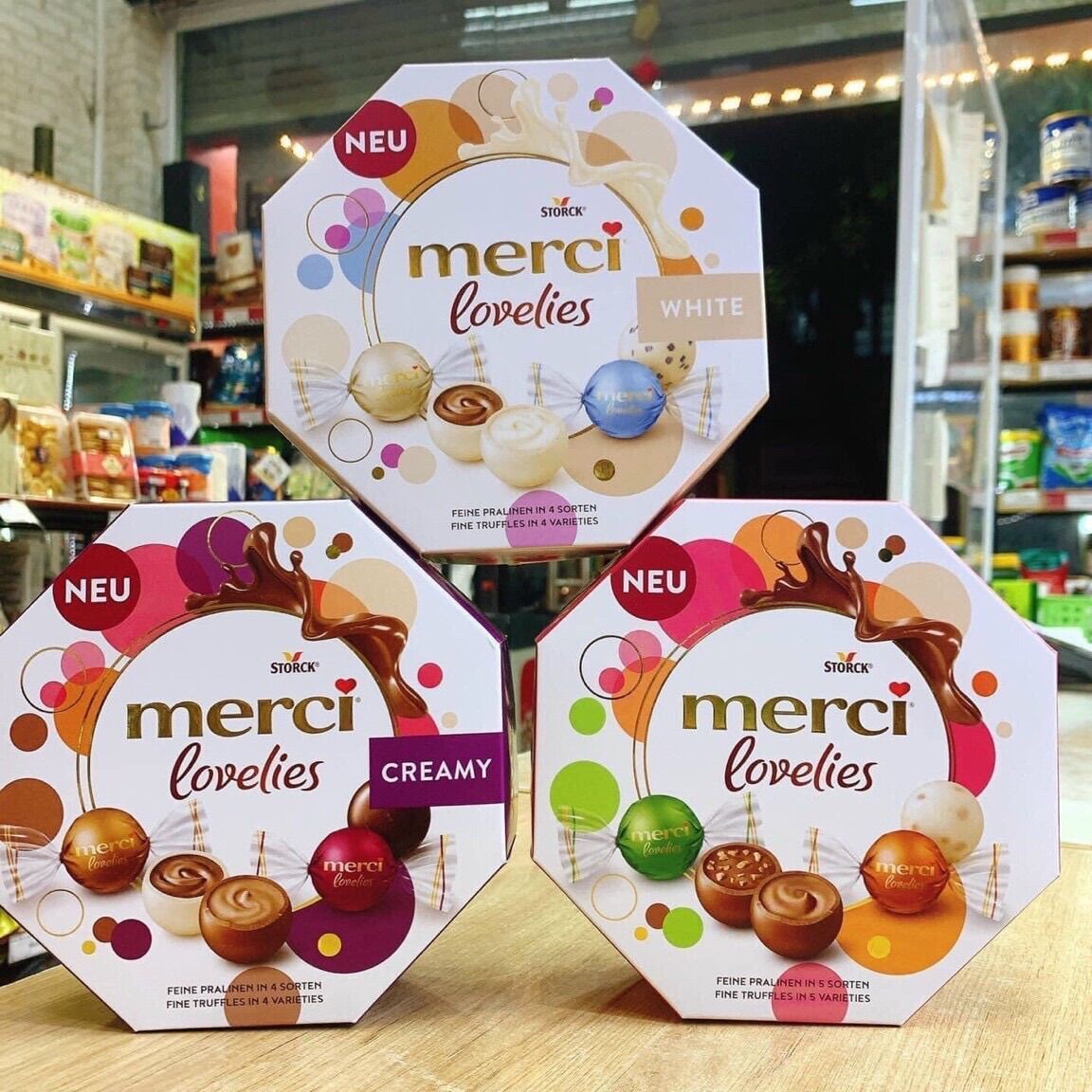Socola Merci lovelies 140k/hộp 185g