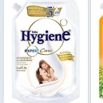 Nước xả vải Hygiene Thái lan 1300ml dành cho cả người lớn và trẻ sơ sinh bám trên từ sớ vải thơm ngát lâu suốt cã ngày