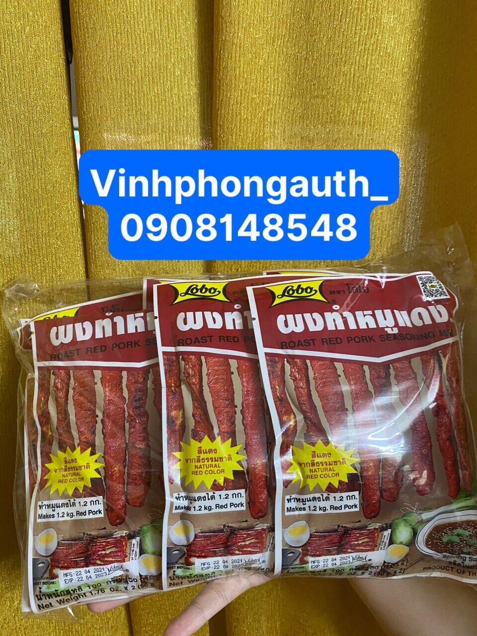 Bột gia vị làm thịt xá xíu Lobo