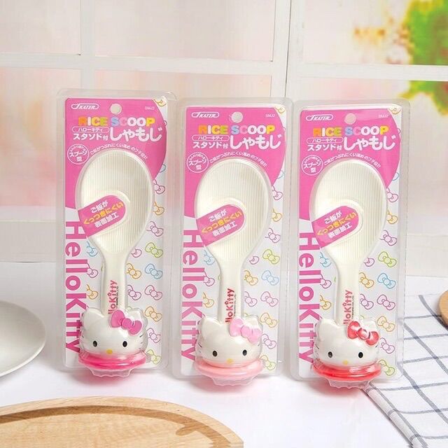 Muỗng vá cơm chống dính Hello Kitty