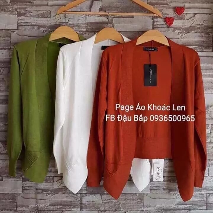 Áo khoác len vạc chéo cao cấp