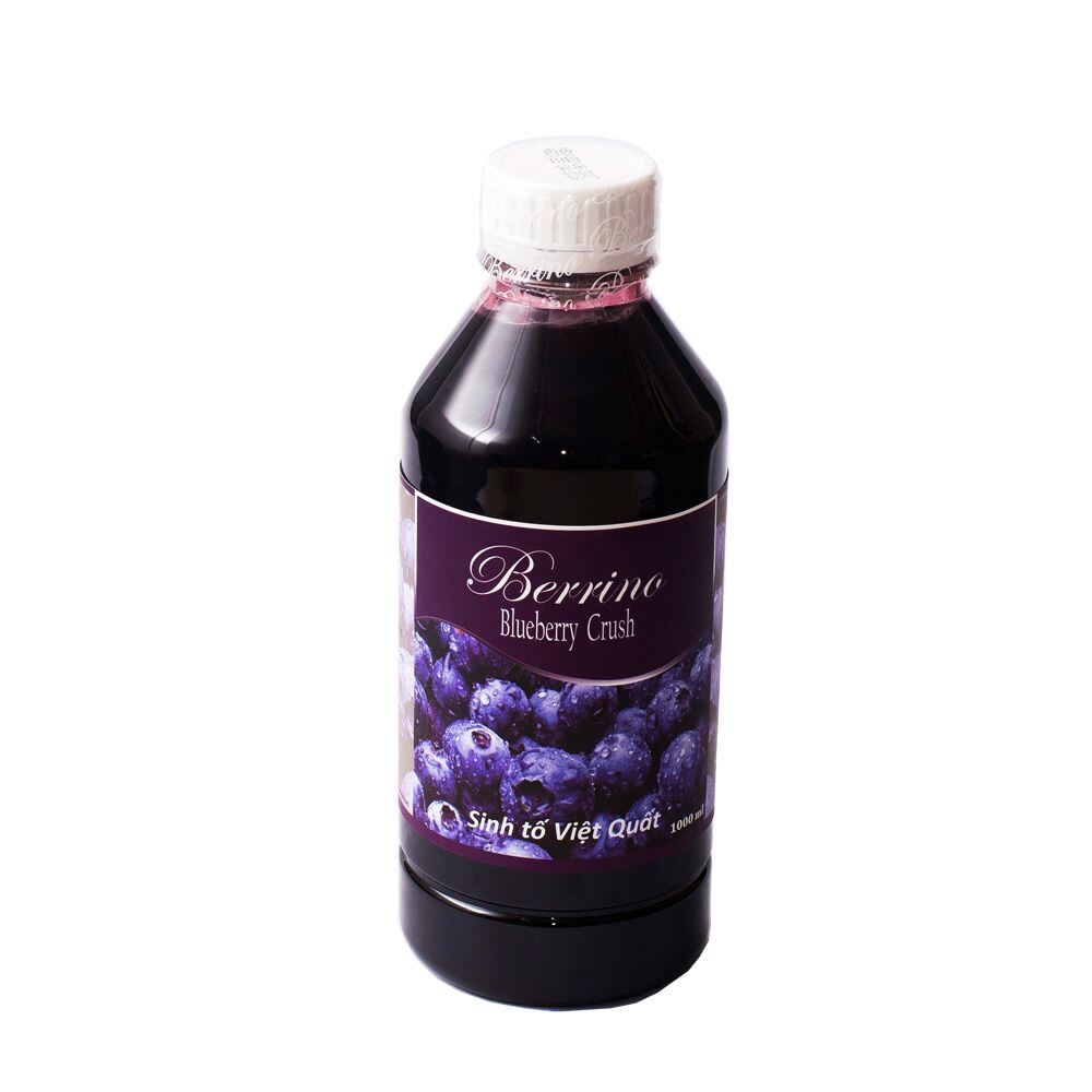 Sinh Tố Việt Quất Berrino - Blueberry Crush 1000ml