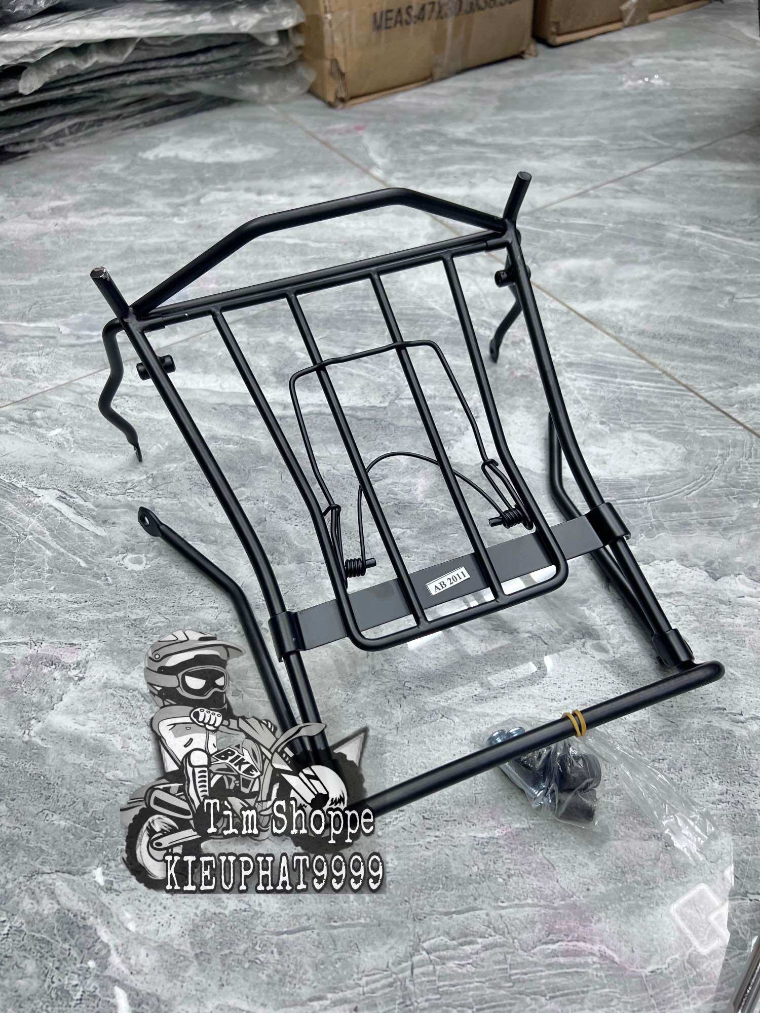 Baga Airblade 2011-12-2013 INOX Và SƠN ĐEN kèm ốc