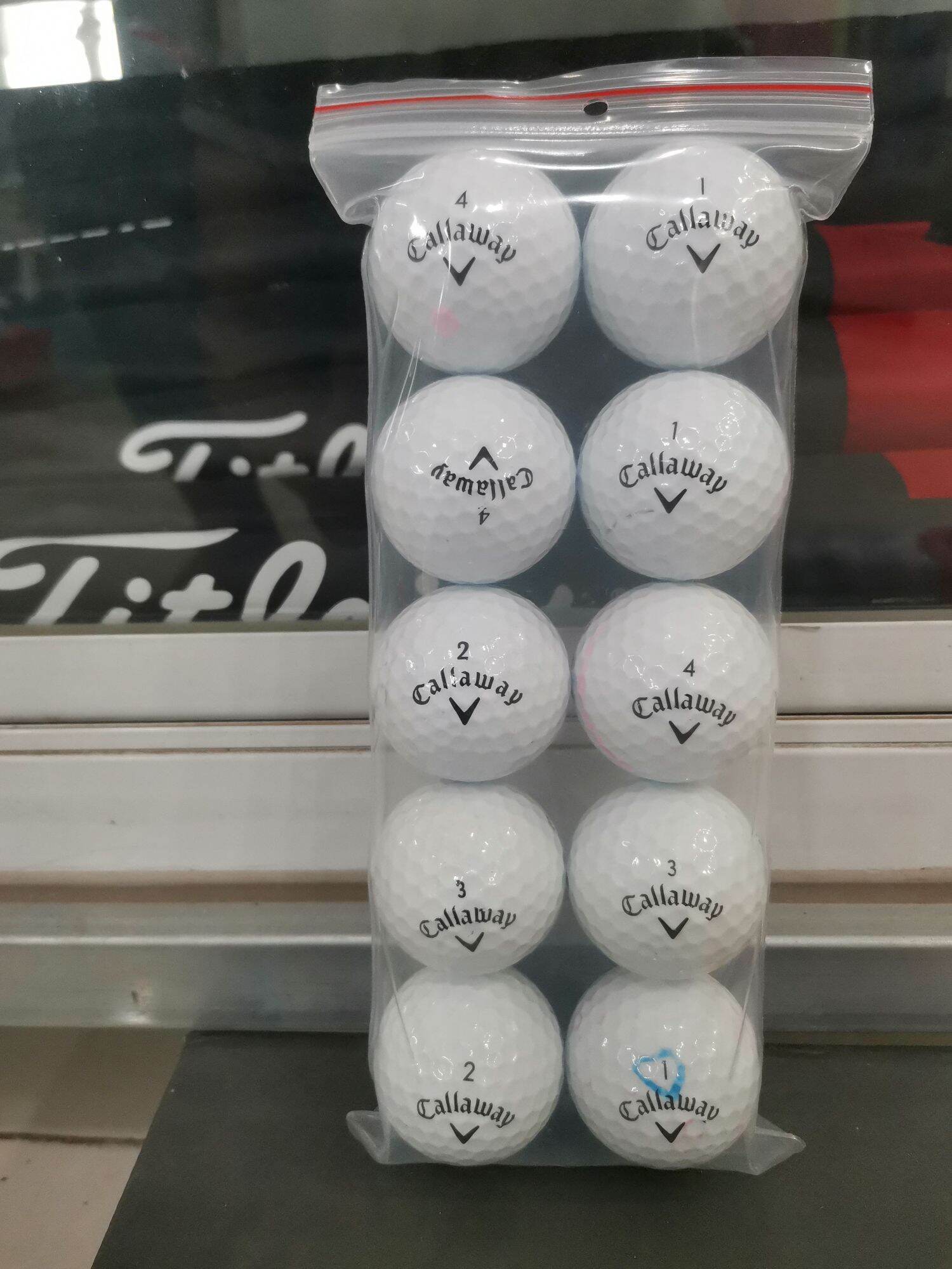Bóng golf callaway 10 bóng new 85%