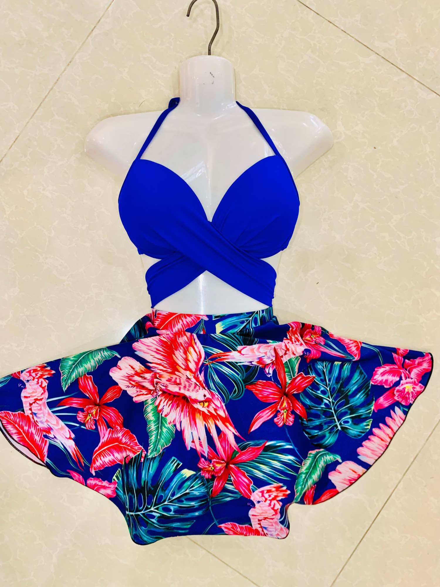 Bikini size 70-85kg cho nữ đi biển siêu tôn dáng