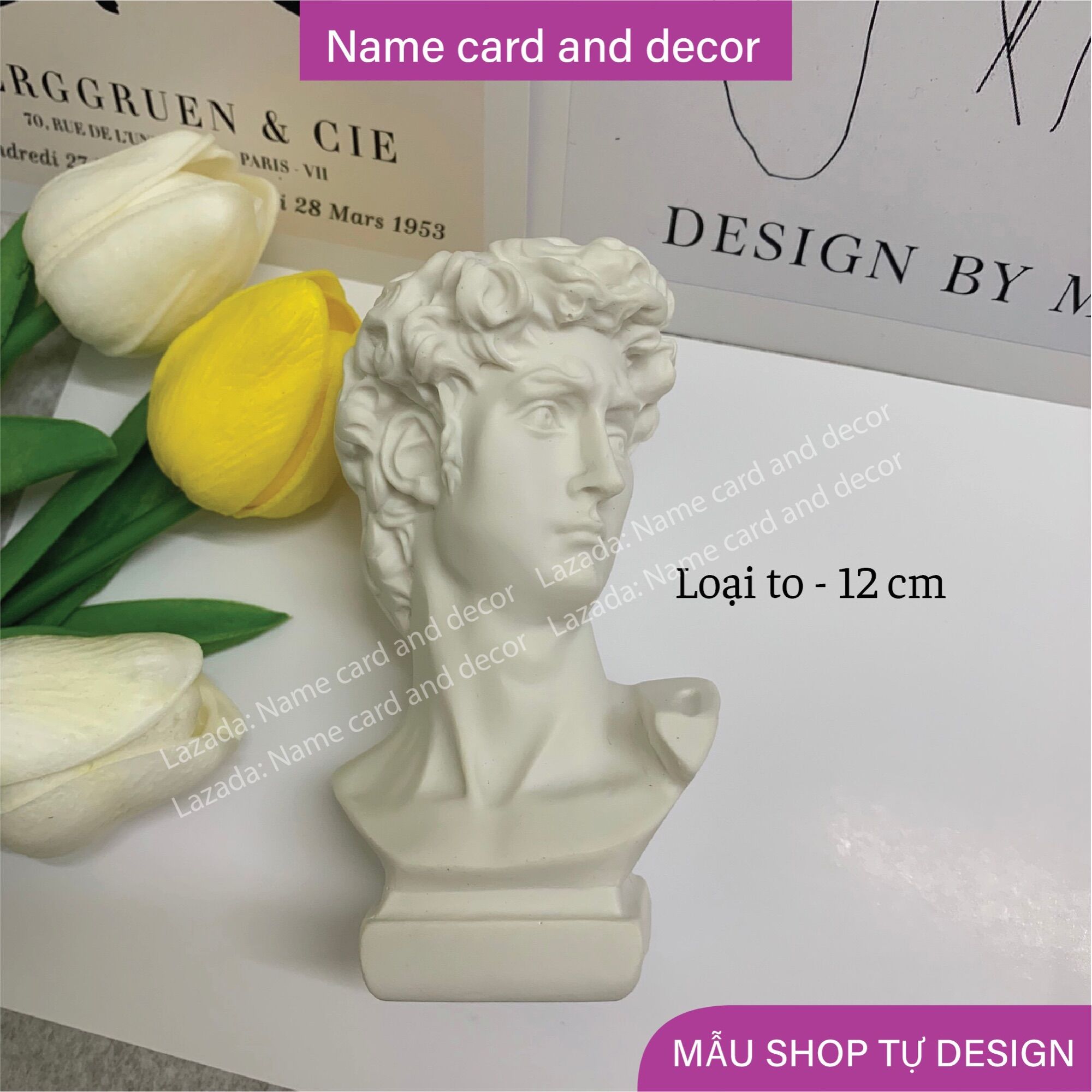 Tượng david decor, đạo cụ chụp ảnh, phong cách bắc âu
