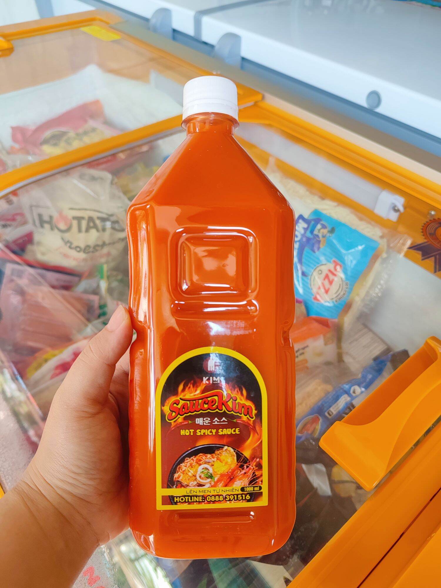 Sốt Ớt Chia Cấp Độ Mì Cay Hot Spicy (Chai 1000ml, 335ml)