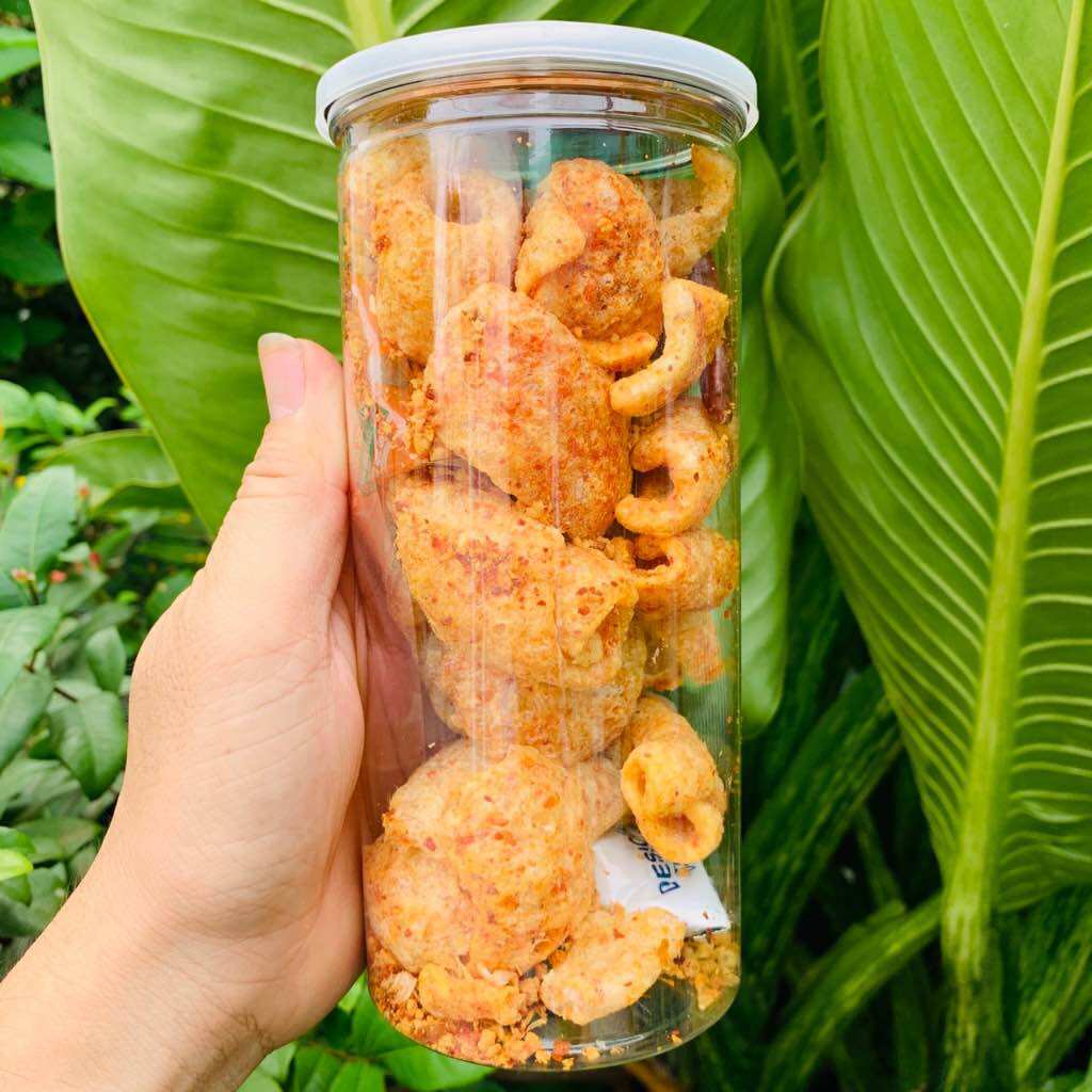 Da heo tỏi ớt giòn rụm hũ 180gr