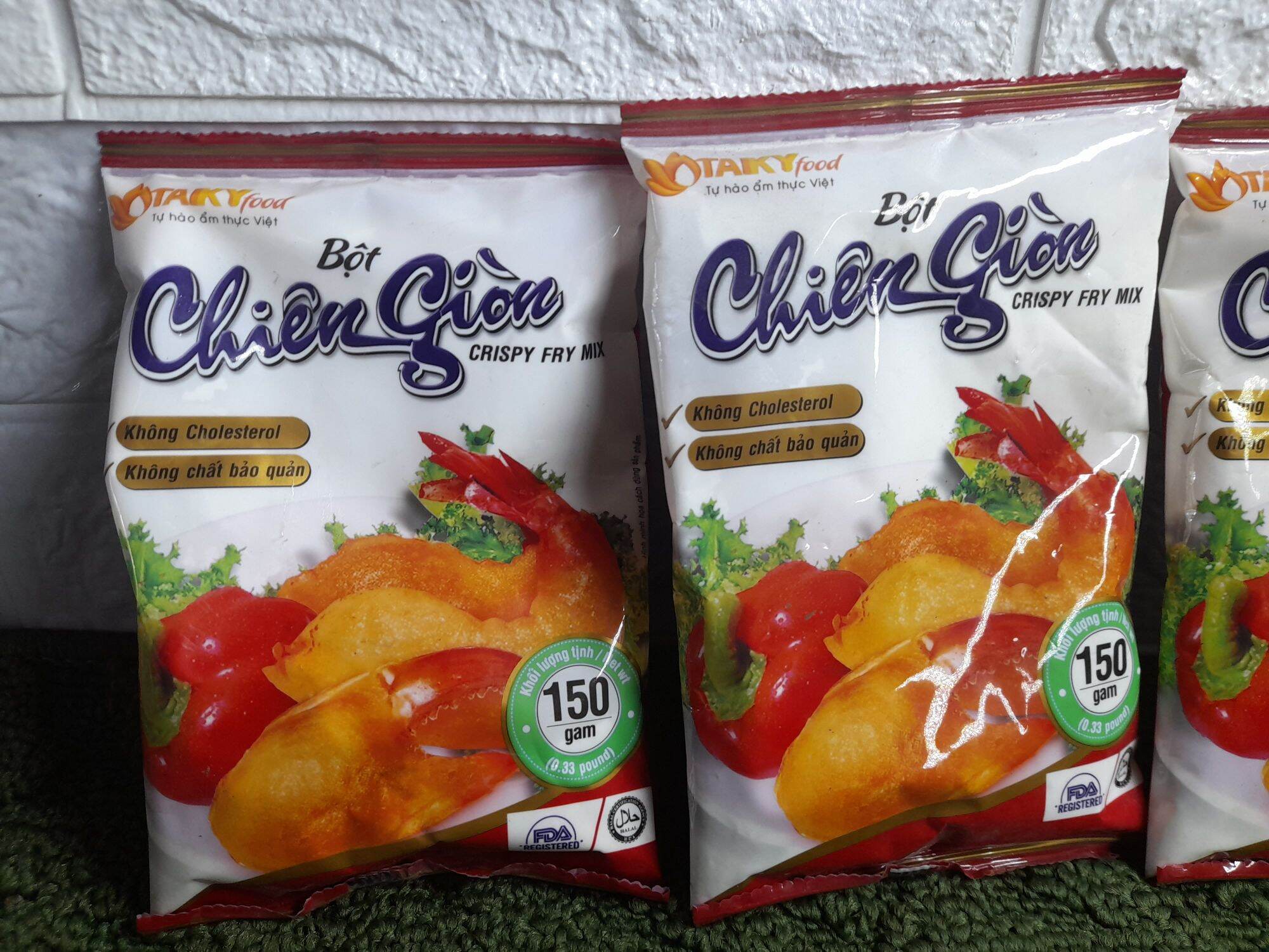 COMBO 5 TÚI BỘT CHIÊN GIÒN TÀI KÝ 150G