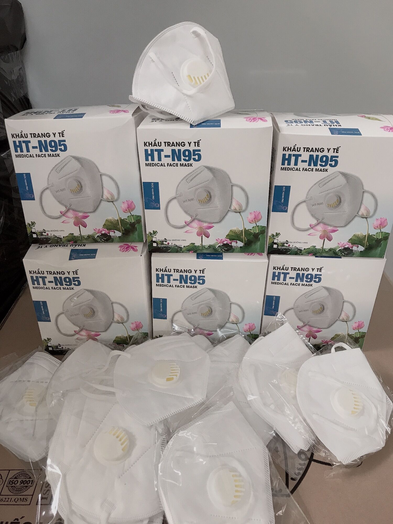 Khẩu Trang N95 Có Van Thở ( hộp 20 chiếc )