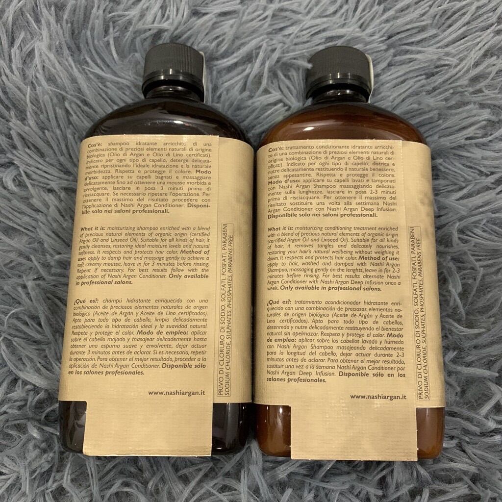 [HCM]CẶP GỘI XẢ PHỤC HỒI NASHI ARGAN 500MLx2