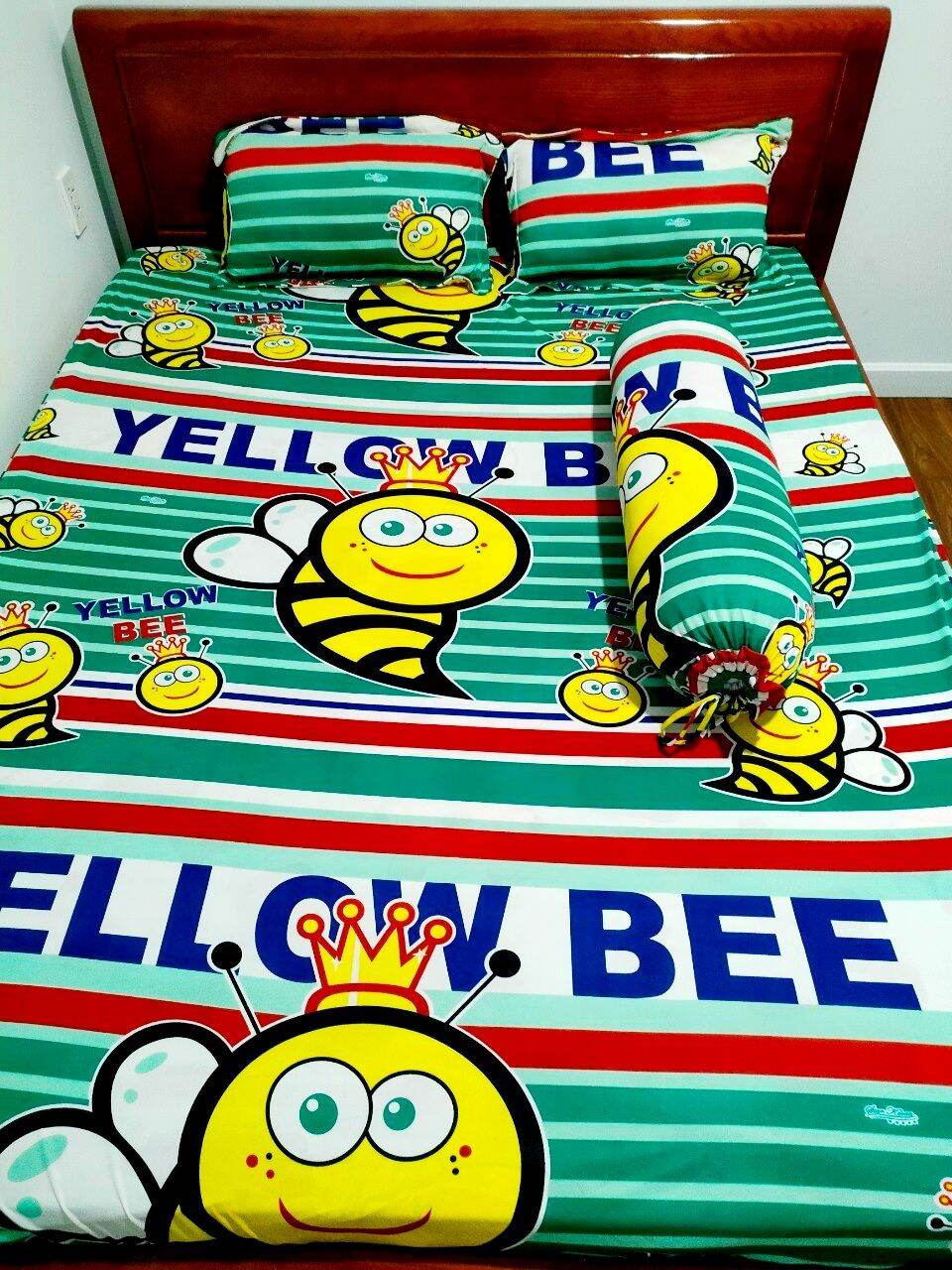 Bộ ga thun 4 món size 1m2*2m