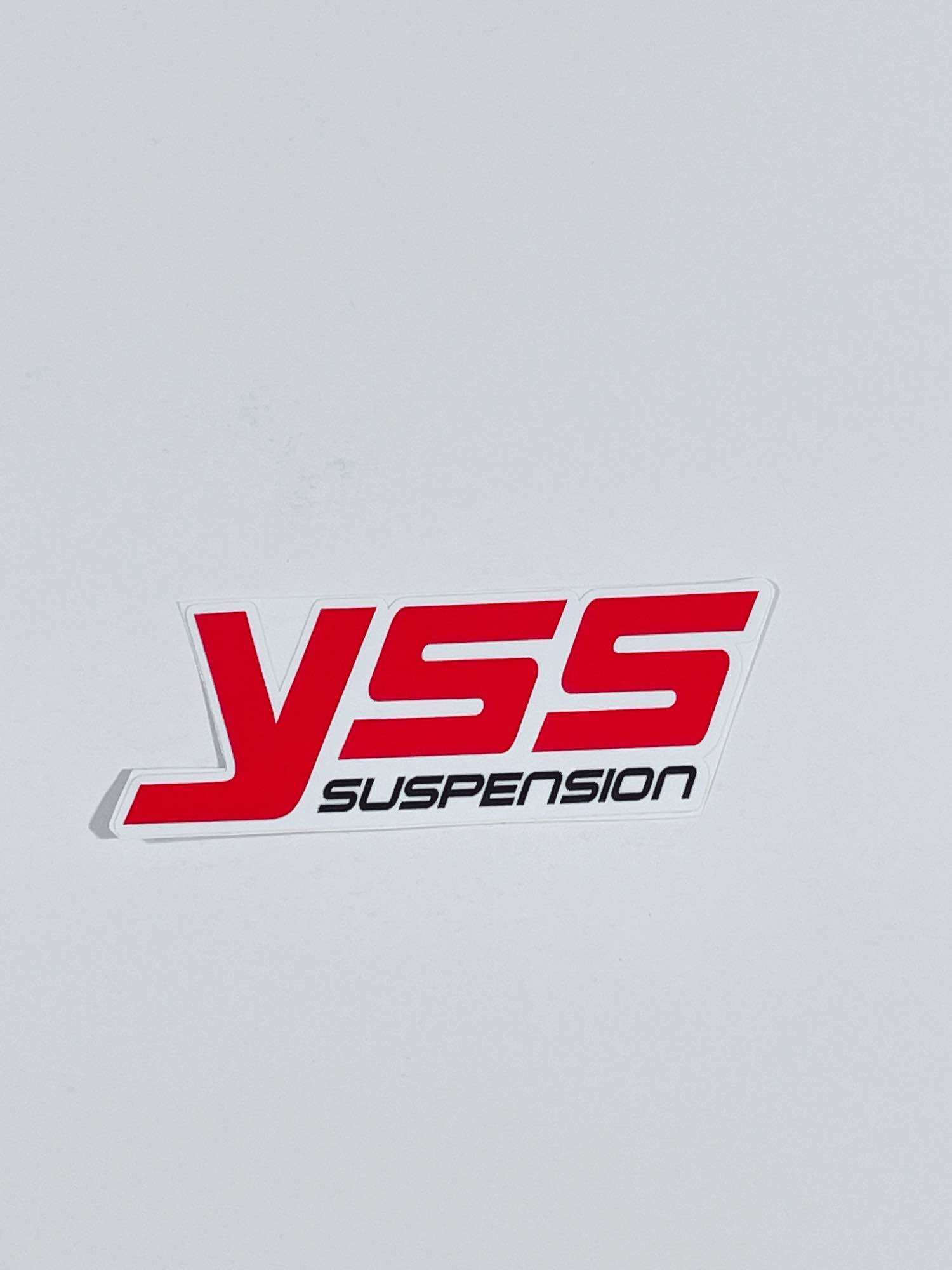 Tem dán chữ Yss in chìm dán trang trí xe máy, laptop…có sẵn keo
