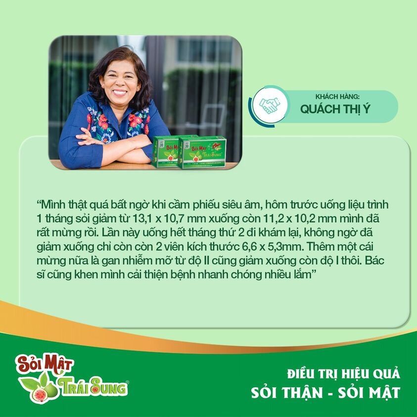 Sỏi mật sỏi thận trái sung