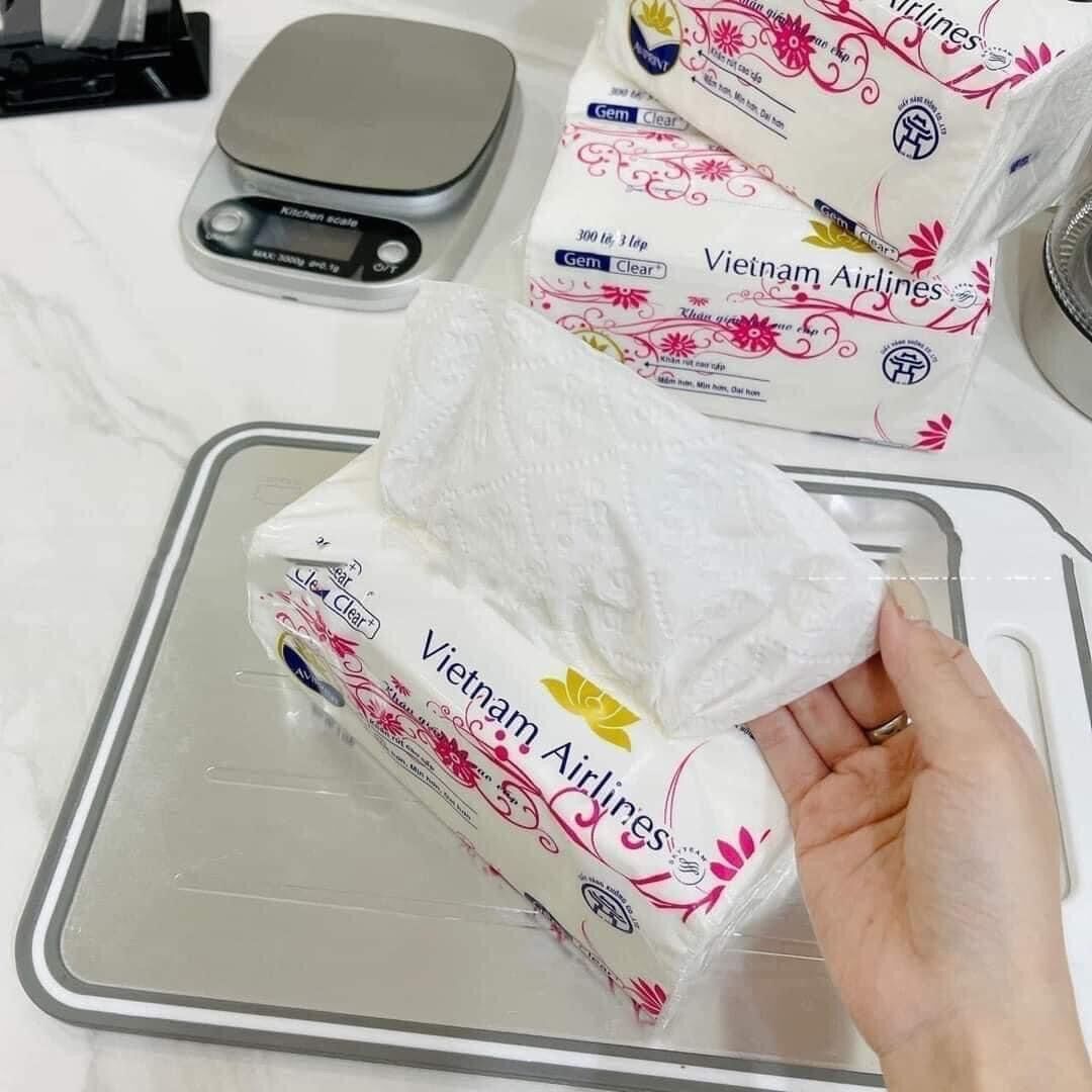 300tờ giấy ăn lụa cao cấp - khăn giay rút 2