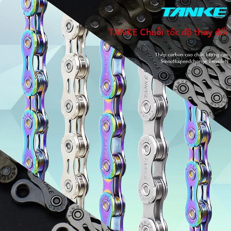 Chuỗi Xe Đạp TANKE Chất Lượng Cao Dành Cho Xe Đạp Leo Núi, Xe Đạp Đường Trường, Tốc Độ Biến Thiên, Model S8-S12, 116/126L, Phụ Kiện Xe Đạp Hiện Đại