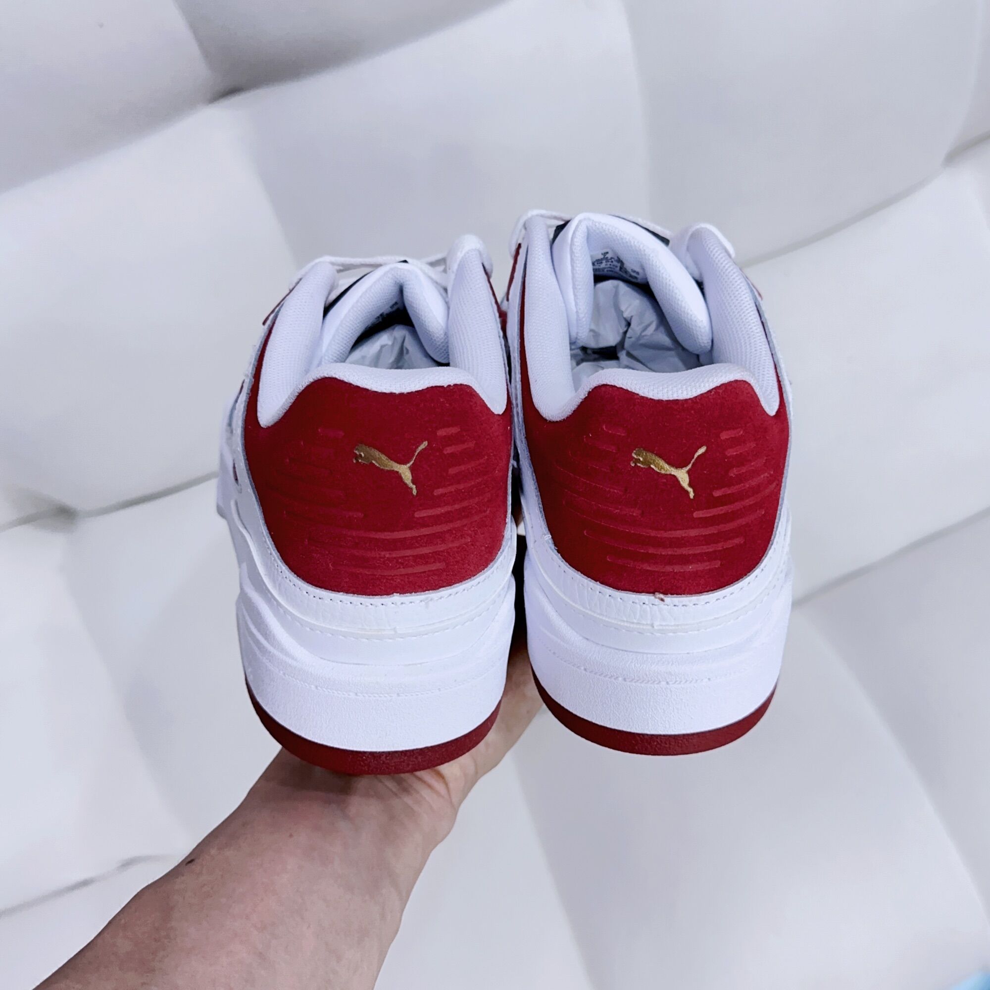 [Chính Hãng] Giày Puma Slipstream White/Red