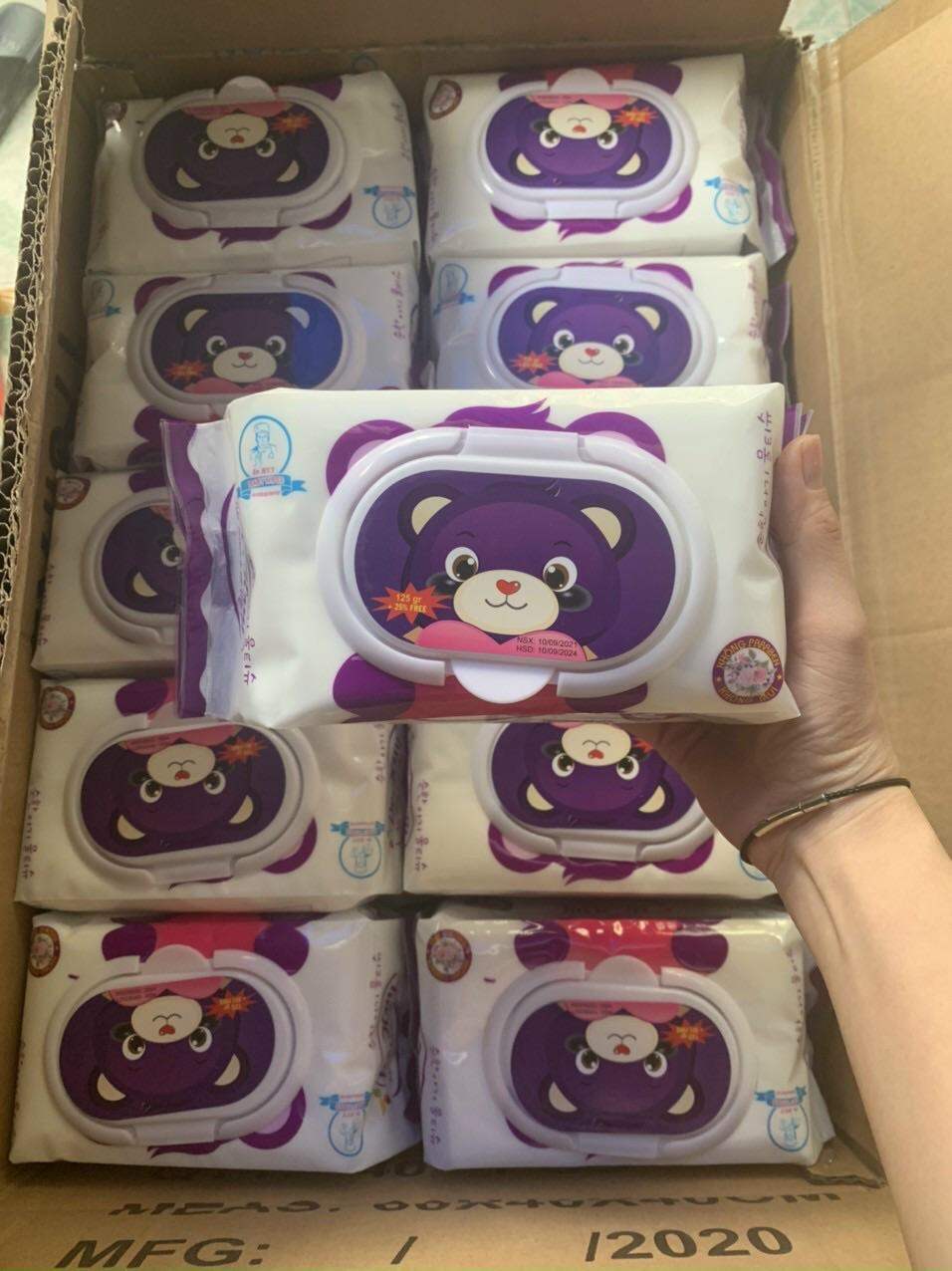 Khăn giấy ướt Không Mùi Dr.Huy